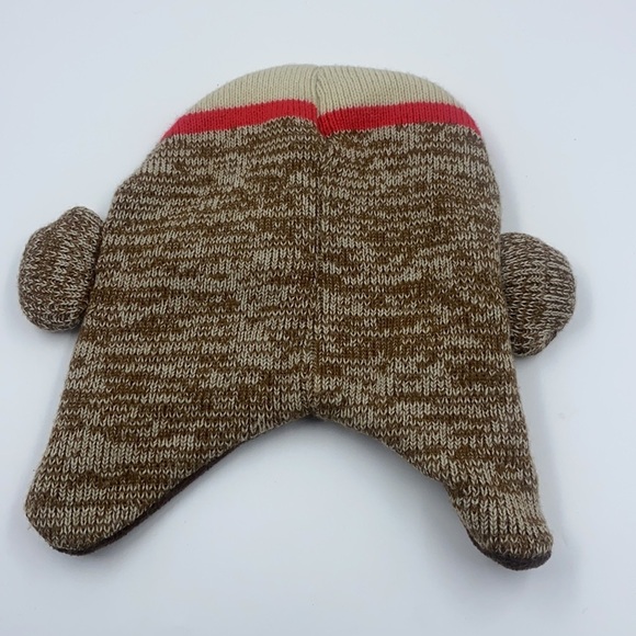 Sock Monkey Hat Youth Size - Picture 2 of 6